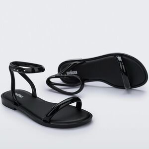Melissa Wave Sandals Never Worn No Box Size 9 Jelly Ankle-Strap
